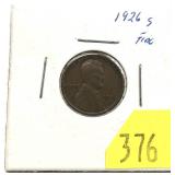 1926-S Lincoln cent