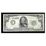 $50 Federal Reserve note, series of  1928A