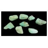 Lot, tumbled chrysoprase, 8 pcs.