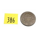 1864 2-cent piece