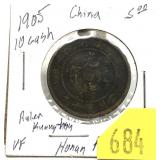 1905 China 10 cash
