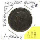 1912 British cent