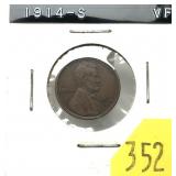 1914-S Lincoln cent