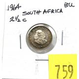 1964 African 2 1/2-cents