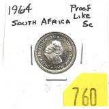 1964 African 5-cents