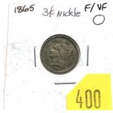 1865 3-cent nickel