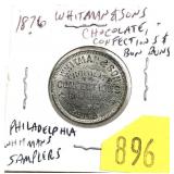 1876 Whitman token