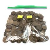 Lot, wheat cents, 200 pcs.