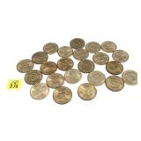 x23- Dollars, mixed dates with some Unc. -x23