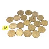 x19- Canadian dollars, mixed dates -x19 dollars