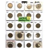 x20- Canadian dollars, mixed dates -x20 dollars -