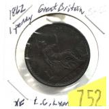 1862 British penny