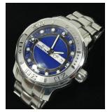 Invicta Model 0885 Pro Diver blue textured dial