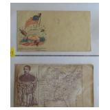Lot, 2 Civil War unused Covers