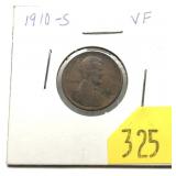1910-S Lincoln cent