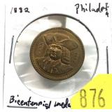 1882 Philadelphia token