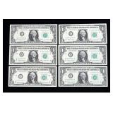 x6- $2 Federal Reserve notes series of 1963/63A,