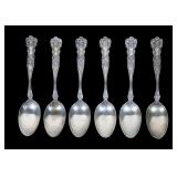 Set of 6 Sterling "Buttercup by Gorham" 1899