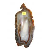 Polished geode slab