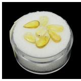 Pear shape yellow sapphires, 7 pcs., 4.5 cts. tw