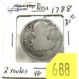 1788 Peru 2 reales