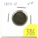 1924-D Lincoln cent