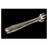 Sterling tongs, .345 T. oz.