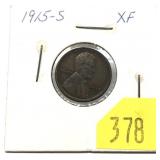 1915-S Lincoln cent
