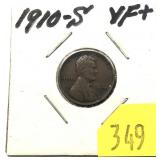 1910-S Lincoln cent