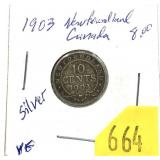 1903 Newfoundland 10-cents