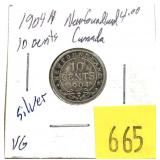 1904-H Newfoundland 10-cents