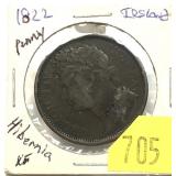 1822 Ireland penny