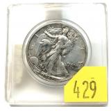 1942 Walking Liberty half dollar