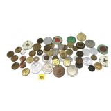 Lot, tokens, 54 pcs.