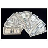 x37- $1 silver certificates series of 1935/1957-