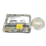 1987 Constitution silver dollar