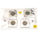 x4- Susan B. Anthony dollars -x4 dollars- Sold