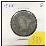 1828 U.S. Large cent