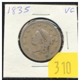 1835 U.S. Large cent