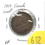 1913 Canadian Large cent