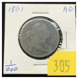 1801 U.S. Large cent