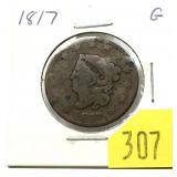 1817 U.S. Large cent