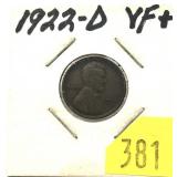 1922-D Lincoln cent