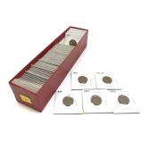 Lot, wheat cents: 1909-1957, 64 pcs.