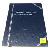 x67- Partial set of Mercury dimes: 1916-1945-