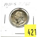 1932-S Washington quarter