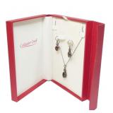 Coldwater Creek sterling silver bezel set oval cut