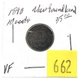 1890 Newfoundland 10-cents