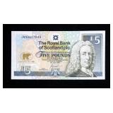 Scotland 5 pound bank note