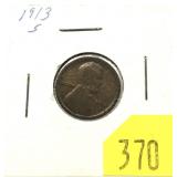 1913-S Lincoln cent